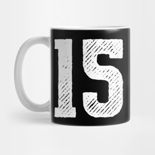 Rough Number 15 Mug